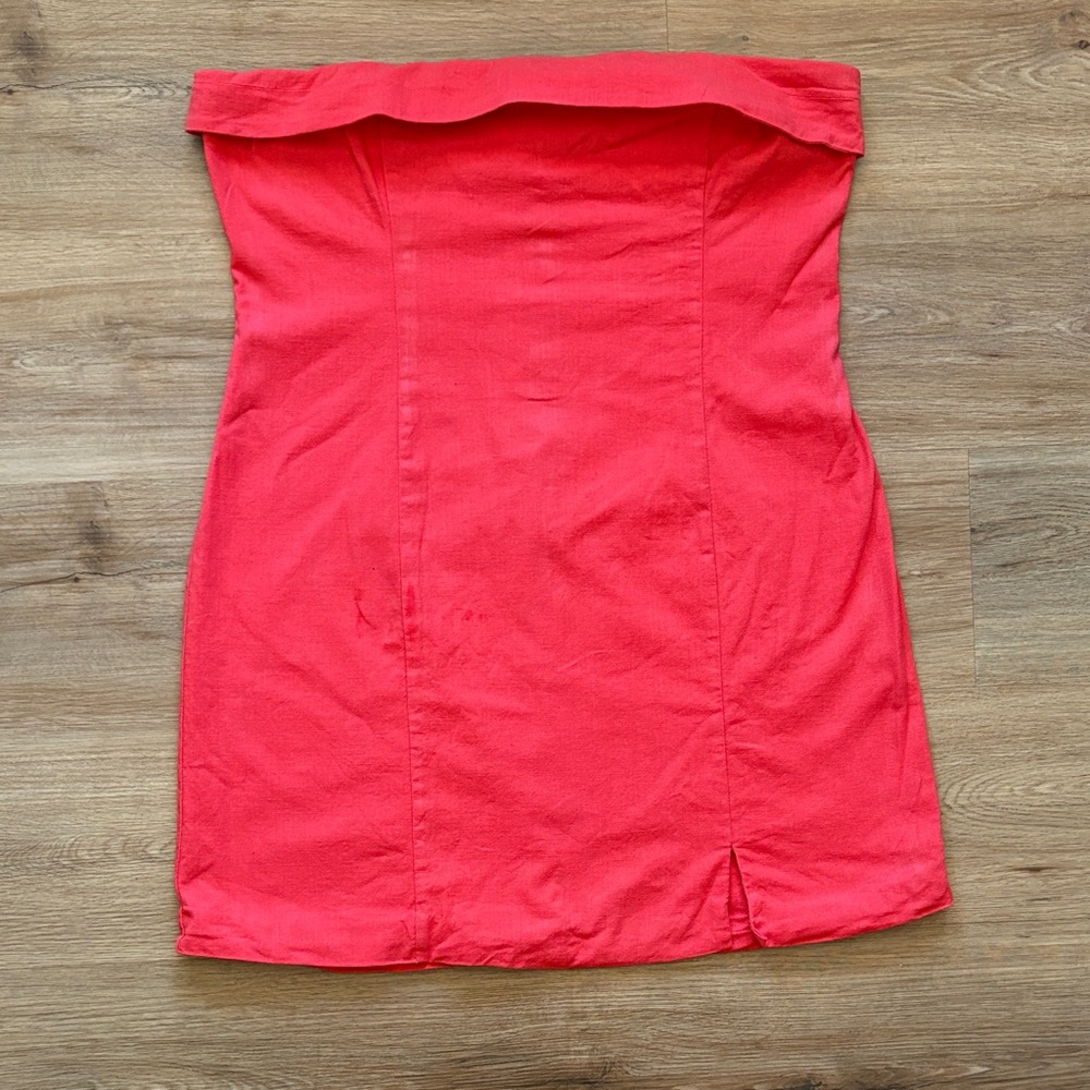 BP Strapless Red Dress
